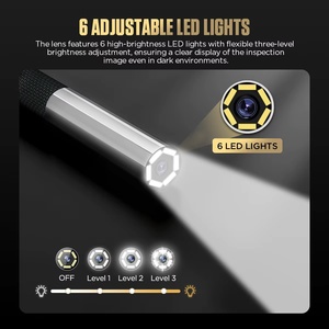 Endoscopio Industriale Automobilistico AUTOOL SVB208 con 6 Luci e Schermo IPS da 6,25MM, Telecamera d'Ispezione per Riparazione Auto con Funzione Foto e Video - Product Image 3