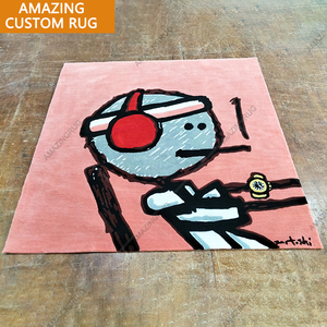 Modern <strong>3x3</strong> Square Carpet <strong>Tiles</strong> Large Size Plush Area Rug with Customized Pattern for Living Room Use - Product Image 5