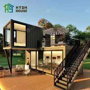 Movable Portable Mobile Home 20 Ft 40ft Flat Pack Prefab Tiny Prefab Container House With Optional Balcony Stairs