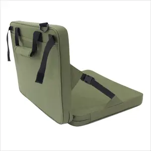 Respaldo de silla para exteriores con calefacción, silla de Banco plegable, asiento de cojín de poliéster cuadrado de punto para el hogar, oficina, coche, viaje