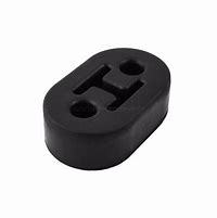 Evrensel araçlar araba 4 delik siyah kauçuk otomatik susturucu egzoz askı egzoz borusu montaj izolatör - Product Image 3