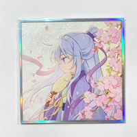 Planche Shikishi en Acrylique Personnalisée Style Anime, Décoration de Collection Artistique de Personnages de Dessins Animés Découpés au Laser, Marchandise