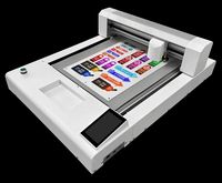 Plotter de Corte Digital de Cama Plana YINGHE YH-4030C 420x300mm, Mini Cortadora de Vinilo para Etiquetas y Adhesivos, Película Reflectante, Software Signmaster, 1G de Caché
