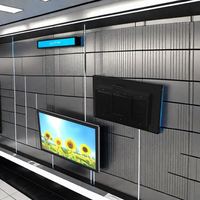 Nuevo Monitor LCD Industrial de 10.1 Pulgadas con Pantalla Táctil Plana, Resolución de 1280x800, 300cd, Impermeable, Montaje en Pared USB, Relación de Aspecto 16:10