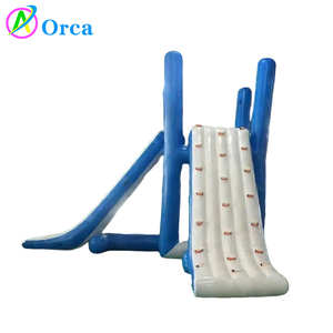Tour <span class=keywords><strong>de</strong></span> saut gonflable flottante pour parc aquatique personnalisé, tour d'<span class=keywords><strong>action</strong></span> aquatique gonflable flottante avec toboggan et blob aquatique - Product Image 6