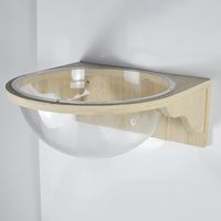 JUNJI Grande étagère murale pour chat Maison en bois Lit pour chat Meubles Hamac Jouet pour chat Arbre Capsule spatiale