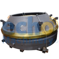5 1/5 ''Cone Crusher Casting Wear Parts Concave et Manteau pour écraser les gravats de construction