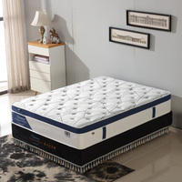 Kaneman más Popular 30cm 12 pulgadas Colchon vacío enrollable Gel de refrigeración de espuma viscoelástica colchón de resorte de bolsillo en una caja