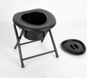 Camping Opvouwbare Commode Toiletstoel Voor Gehandicapten