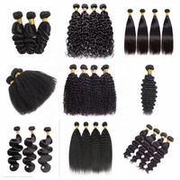 Extensions de cheveux humains bouclés birmans, double trame machine, pointes épaisses, naturels, vierges brésiliens, prix usine, fournisseur