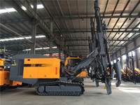 Foreuse hydraulique mobile automatique sur chenilles à moteur diesel KAISHAN avec boîte de vitesses pour forage DTH