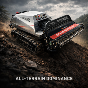 VORAN Cortacésped Pequeño Híbrido con Control Remoto, Cortacésped Agrícola Diésel Todoterreno con Control Remoto <span class=keywords><strong>en</strong></span> <span class=keywords><strong>Venta</strong></span> - Product Image 1