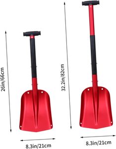 Pelles en acier de différentes tailles et couleurs, avec manche en bois et poignée en D, pelles de jardin carrées ou rondes, bêches à sable pour la ferme et le jardin, pour enfants et adultes - Product Image 1