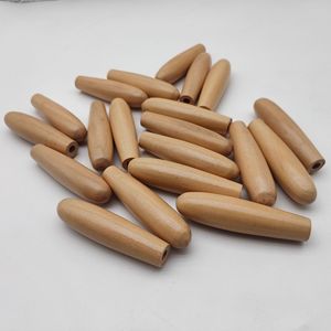 Juguete para Gatos de Madera Maciza de Haya, Diámetro 2.4 cm, Longitud 9.7 cm, Color Natural, Juguete de Arrastre para Combatir el Aburrimiento - Product Image 1