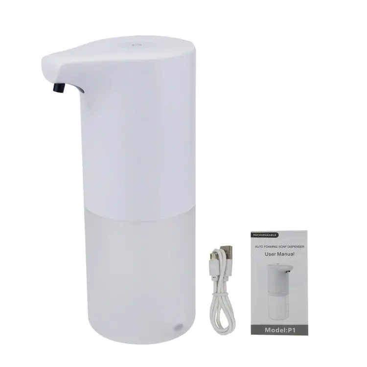Distributeur automatique Rechargeable de savon de mousse de mains sans contact imperméables de 350ml