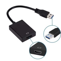 Adaptador USB 3.0 a HDTV, Cable USB a AV, Conversor de Audio y Video 1080P para Monitor, PC, Laptop, MacBook, Windows, MacOS, Android