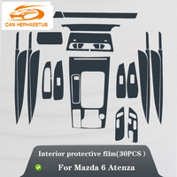 Untuk Mazda 6 Atenza 2020-2021 Panel Dasbor Konsol Tengah Layar Film Pelindung Anti Gores TPU Aksesori Interior Mobil