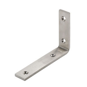 JINNATE Stainless Steel L-Shaped Bracket 125x84x25x5mm Black Wall Shelf Support Durable Corner Bracket - Product Image 5
