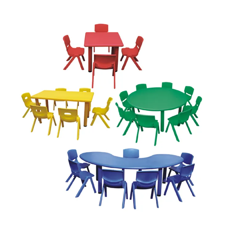 Bureau d'étude en plastique pour enfants, ensemble de table et chaise, de travail à domicile, bureau d'apprentissage