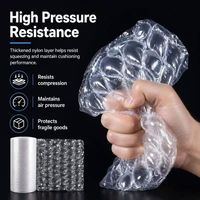 Rouleau de film à coussin d'air personnalisé YISHI, emballage gonflable grand format pour la protection des expéditions en PE, économie de coûts, film à bulles pour l'emballage