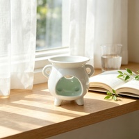 Diffuseur d'huiles essentielles en céramique mignon, décoration d'intérieur, porte-encens et brûleur d'encens, aromathérapie, rafraîchisseur d'air