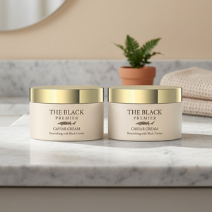 Crema Blanqueadora de Piel con Caviar Negro Coreano, Elasticidad, Vitamina C, 50 ml, Gran Capacidad, Ácido Tranexámico, Glicerina, Uso Diario - Product Image 2