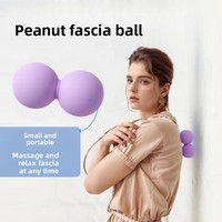 ZJFIT Ballon de massage en gel de silicone pour yoga et fascia, modèle arachide 63x128cm, unisexe, modèle été ZJ-L099