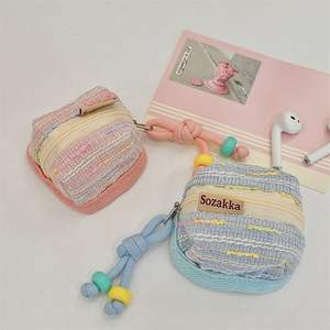 Étui en tissu coloré pour écouteurs sans fil pour Airpods 1/2/pro/4 - Product Image 2