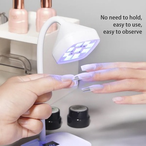 Custom Logo Portable Rechargeable Cordless Nail Dry Private Label Nail Uv <b>Lamp</b> <b>Wireless</b> Mini Uv Led No Touch Nail <b>Lamp</b> - Product Image 2