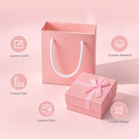 Lot de boîtes cadeaux en papier pour bijoux avec insert en mousse pour colliers, bracelets, bagues, boucles d'oreilles – Emballage personnalisé avec logo – Boîtes à bijoux