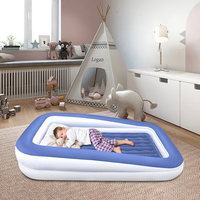 Lit d'avion gonflable portable pour enfants lit de voyage pour tout-petits matelas de voiture pour bébé lit d'air convient aux sièges économiques d'avion