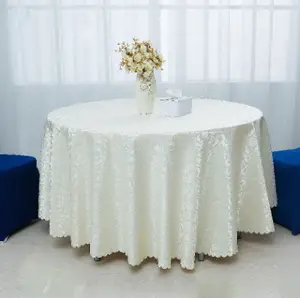 white round table cloth for weeding