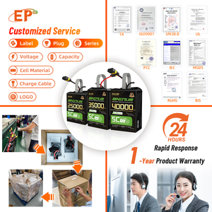 Batterie de drone à semi-conducteurs 45Ah 66AH 10C, pack de batteries LiPo polymère au lithium 6S 12S 18S pour UAV/VTOL à voilure fixe/Multirotor - Product Image 6