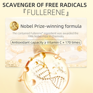 Fullerene bubuk liofilisasi pembersih wajah, Anti Penuaan perawatan kulit mengencangkan warna pori mengurangi garis halus mengurangi Pelembab - Product Image 5
