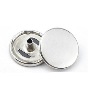 Tại Chỗ Bán Hàng Trực Tiếp Kim Loại Phẳng Nút Tùy Chỉnh Tên Thương Hiệu Logo Quần Áo Quyến Rũ Vòng May Nút Cho Phụ Kiện May Mặc - Product Image 3