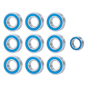 Tamiya RC Car Parts 10pcs Metal Bearing Set Sealed Rubber pour Models Grass Hopper Midnight Pumpkin Lunch Box Unimog 406 High - Product Image 4