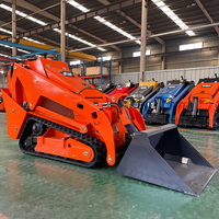 DRT-V1000 Compacte Mini Skid Steer Loader voor onderhoud van fruitteeltbedrijven, kleine graafwerken en afvalverwerking bij de bouw