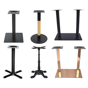 Chân Bàn Ăn Màu Vàng Kim Chân Bàn Sắt Hình Chữ X Màu Vàng Kim Loại Nhà Hàng Mộc Mạc Cho Bàn - Product Image 4