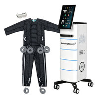 Combinaison de pressothérapie intégrale avec airbag, machine de pressothérapie verticale, machine de pressothérapie infrarouge, massage des yeux, salon