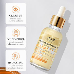 Suero Facial para Eliminar <span class=keywords><strong>el</strong></span> Acné de Alta Calidad al por Mayor, Ácido Ascórbico, D-Pantenol, Cuidado con Oligopéptidos-1, Esencia - Product Image 4