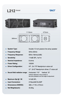 Système de sonorisation professionnel à double enceinte line array de 12 pouces pour événements musicaux en plein air