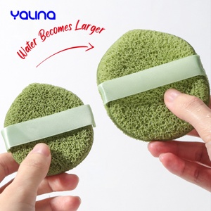Éponge de nettoyage du visage en vente chaude, non en latex, en forme de goutte, écologique, tampon nettoyant pour le visage - Product Image 1