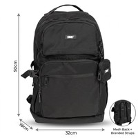 Mochila para Portátil Impermeable con Logotipo Personalizado al por Mayor, Bolsa Escolar de 15.6 Pulgadas para Estudiantes de Secundaria y Universidad