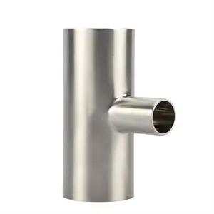 Manufacturer's Price Sanitary Stainless Steel Custom Welding Reducing Tee And Reducer Tube Connector Fitting