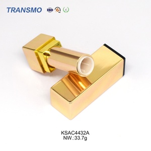 Tubo de Lápiz Labial Magnético Cuadrado, Envase de Bálsamo Labial, Tubos de Lápiz Labial Personalizados Dorados - Product Image 5