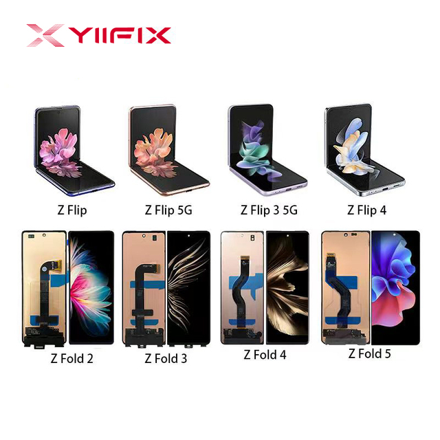 Yiifix Original Touch Screen for Z Fold 234 & for Z Flip 5G LCD Digitizer Screen with Super AMOLED Factory Price 1 Year Warranty
