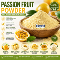 Poudre de jus de fruit de la passion instantanée de qualité alimentaire, soluble dans l'eau, pure et naturelle, pour boissons