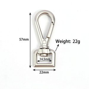 Chất lượng cao mạnh mẽ xoay móc nhiệm vụ tất cả các Brass Carabiner <span class=keywords><strong>Dog</strong></span> Leash phần cứng kim loại <span class=keywords><strong>Snap</strong></span> <span class=keywords><strong>hook</strong></span> cho da Phụ kiện túi các bộ phận - Product Image 5