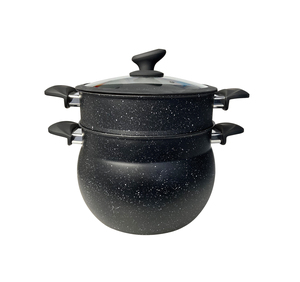 Couscoussier marocain en aluminium sans gluten, ensemble de cuisson et de vapeur, articles prêts à l'emploi, fabriqué à Chihot, vente directe d'usine - Product Image 1