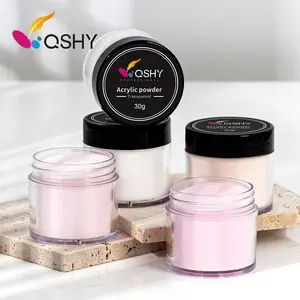 QSHY Оптовая продажа Частная торговая марка Принимаем OEM/ODM Профессиональное погружение для дизайна ногтей 5 цветов Пигментное покрытие Акриловая пудра 10 г